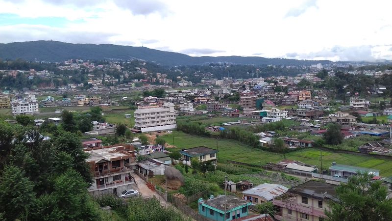 Partly view of Shillong from Housing Site